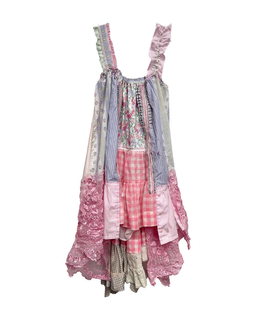 little bow peep pink dress