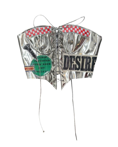 silver desire corset