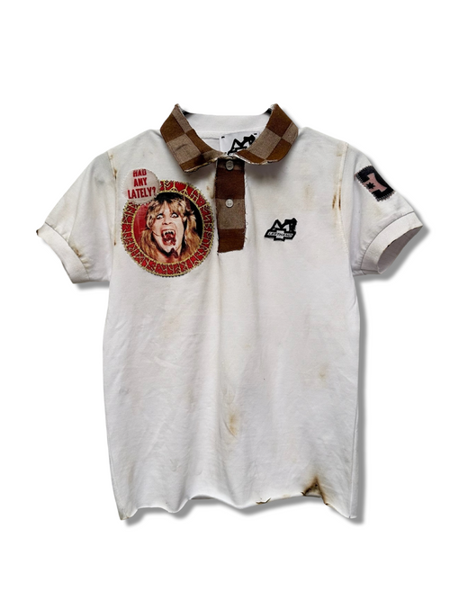 dirty white Ozzy polo