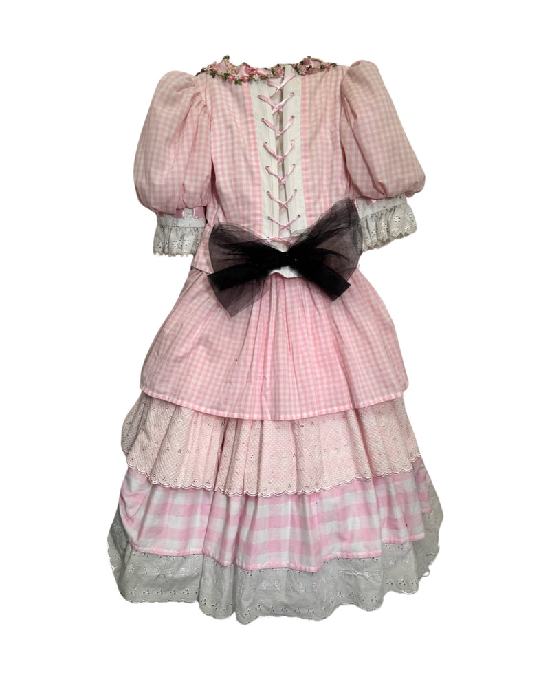 little bow creep gown