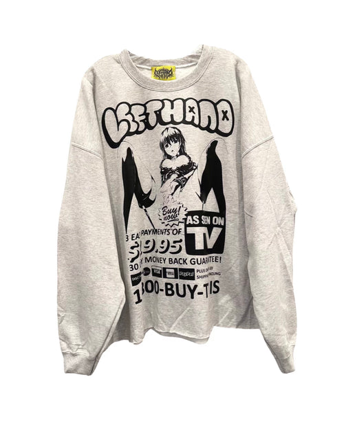 as seen on tv grey crew neck