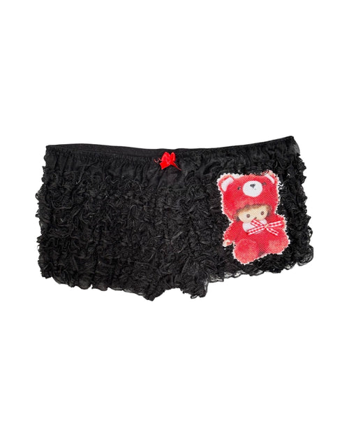 monchhichi ruffle booty short