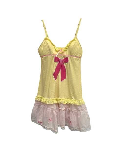 pink polka dot rampage dress