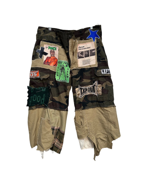 nos psychology camo extendo shorts