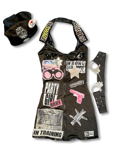 party girl cop costume
