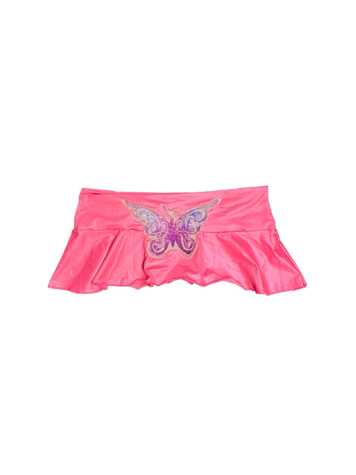 butterfly micro mini skirt