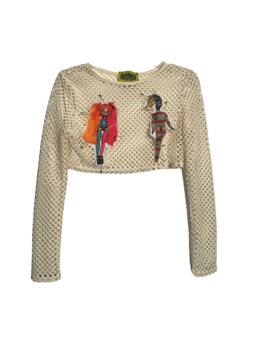 dolls by Esme mesh crop top