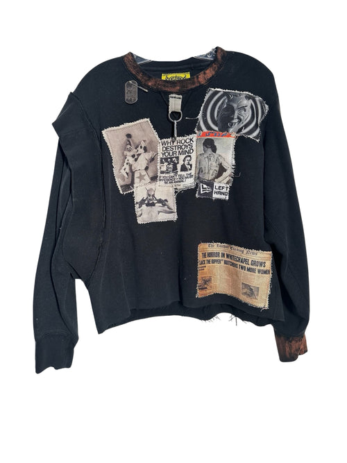 destroy you mind bleached crewneck