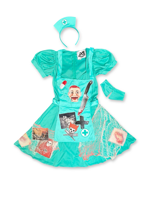 jack@ss teal nurse costume