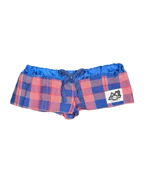 itty bitty baby plaid shorts