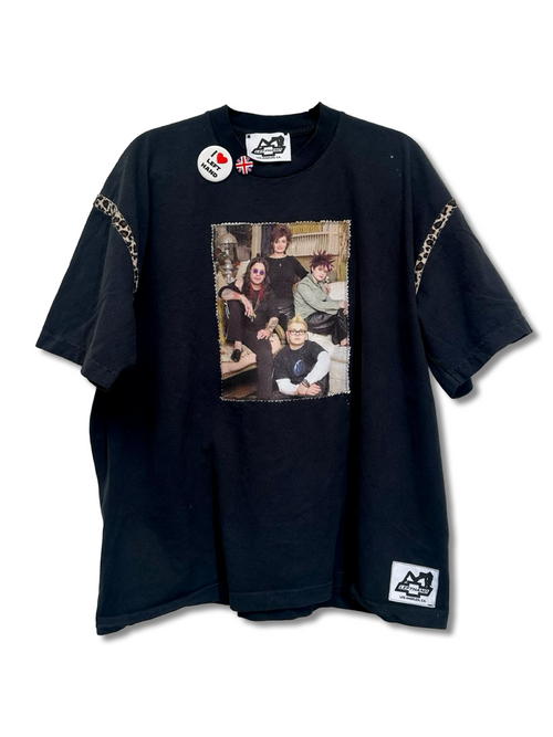Osbourne family portrait oversized tee