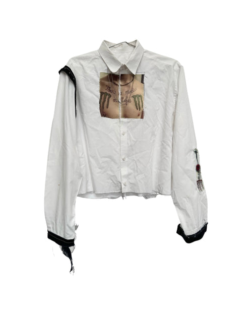 monster in all of us button up