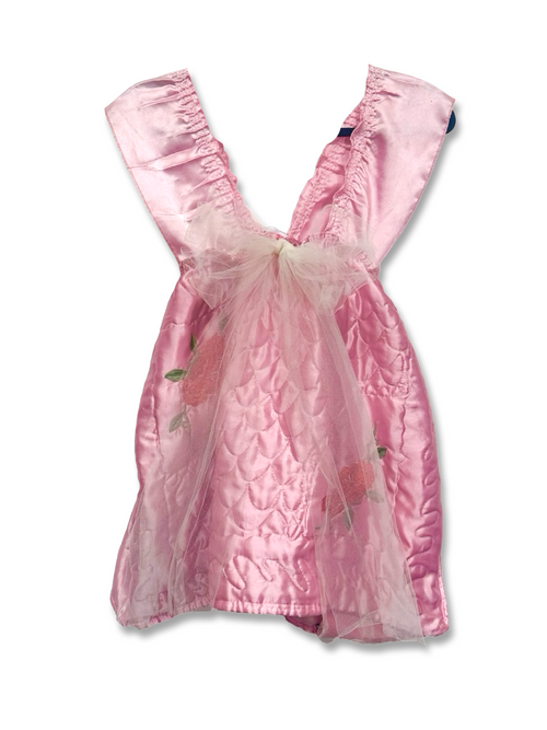 oversized pink babydoll top