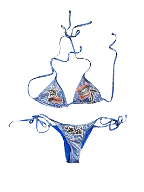 limited edition blue bikini
