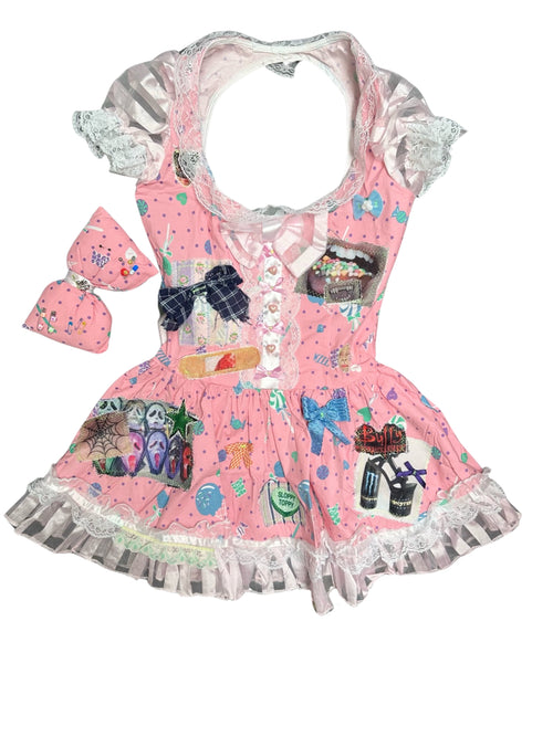 vintage lip service cupcake girl costume