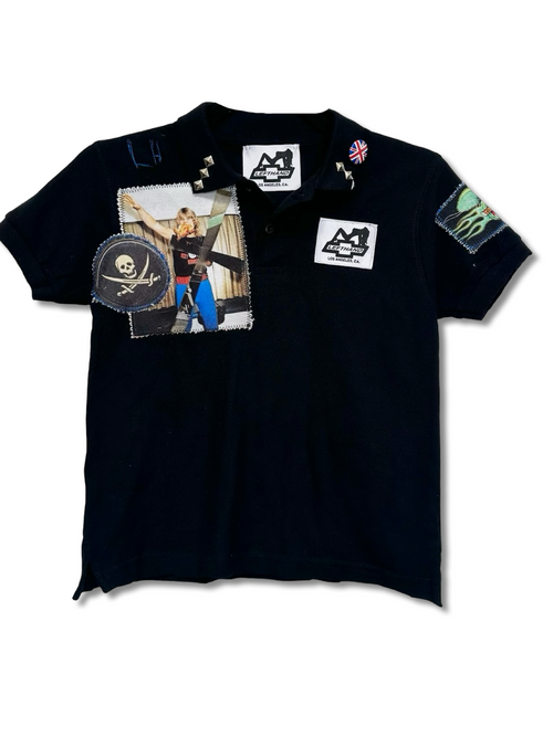 black Ozzy eating chicken polo