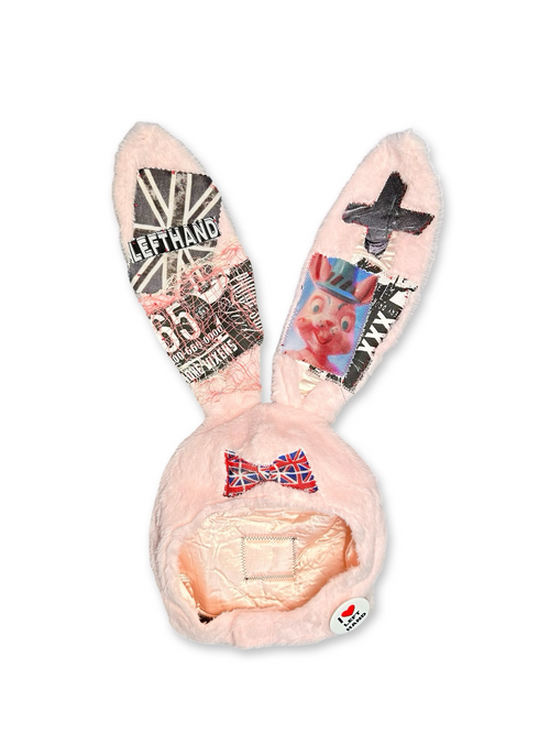 pink Union Jack bunny ears