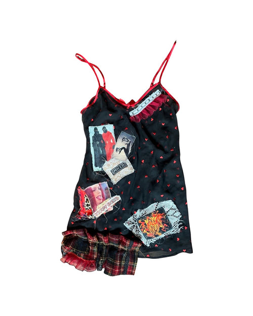 happy ending hearts <3 slip dress