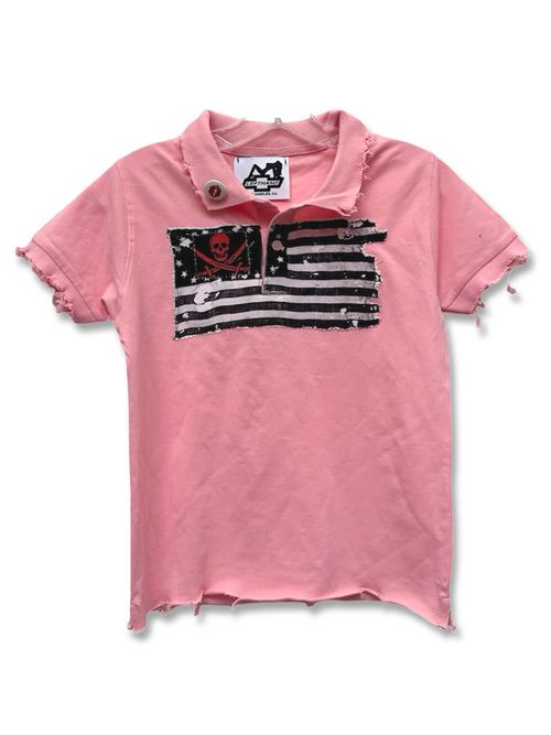 pink flag polo