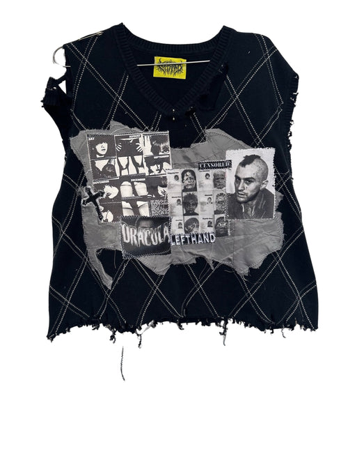 Dracula argyle sweater vest