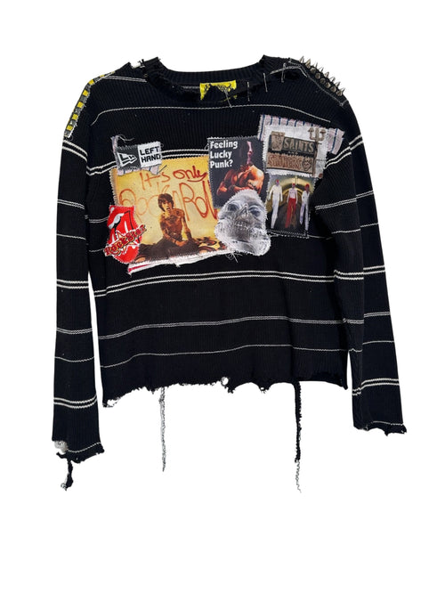 feeling lucky? striped sweater