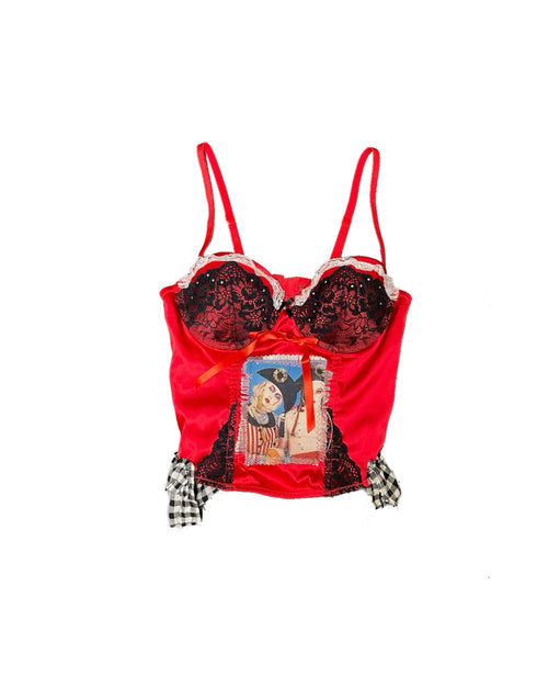 rhinestone pirate corset top