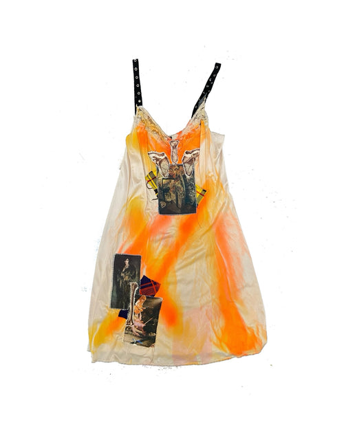 Spray paint bones dress