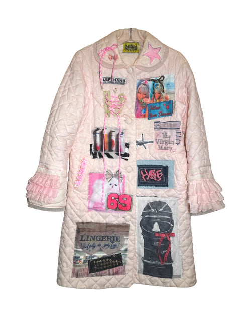 Lady in your life pink quilted jacket