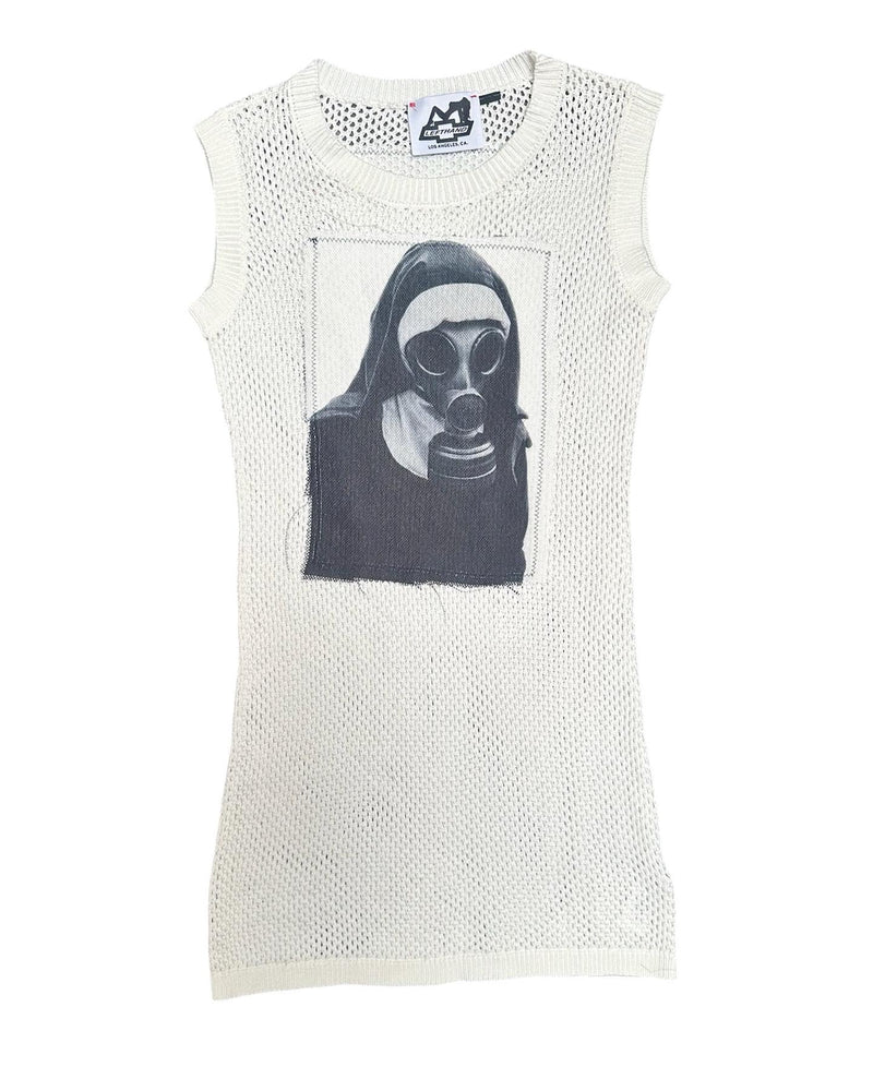 gassed up nun knit dress