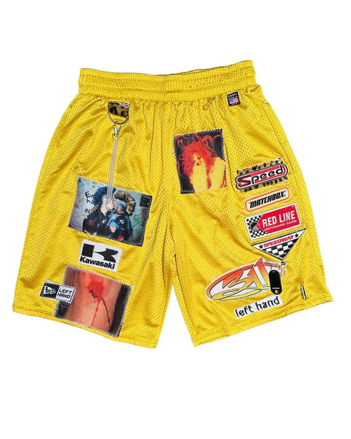 yellow 311 bball shorts