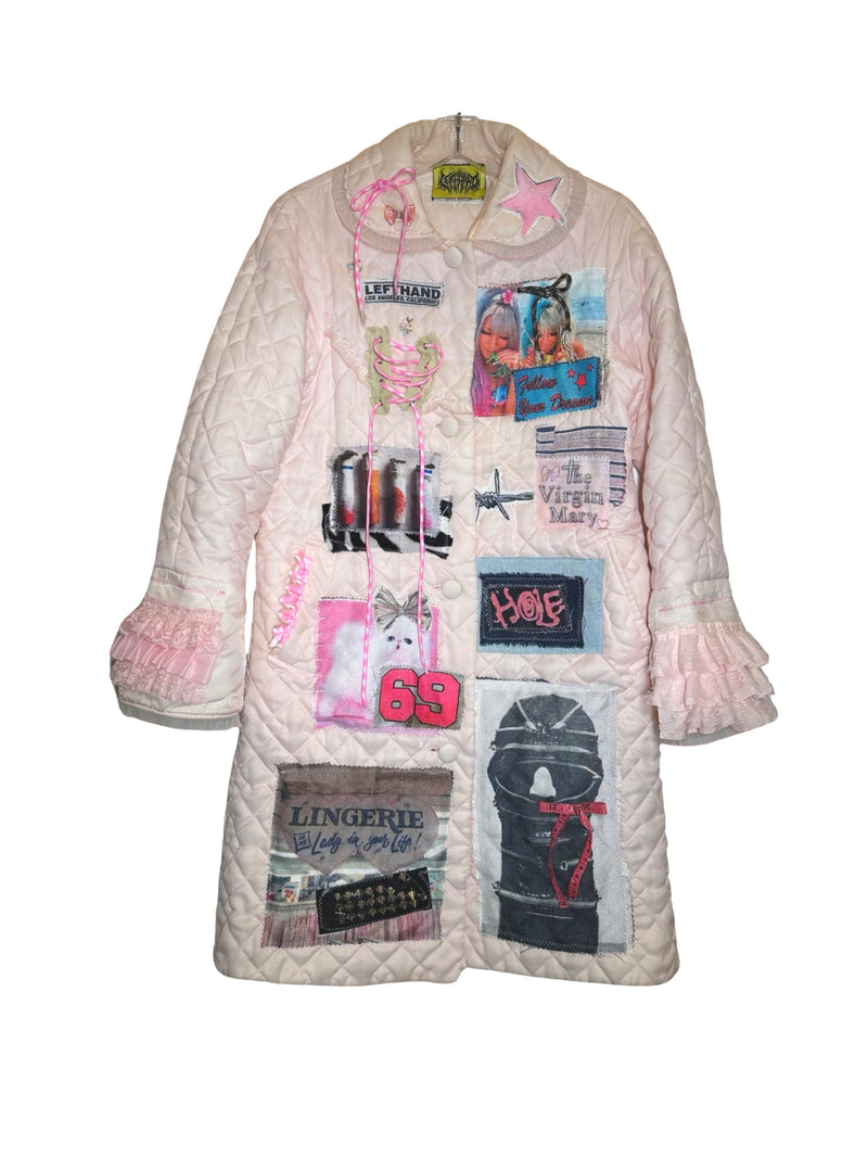 Lady in your life pink quilted jacket