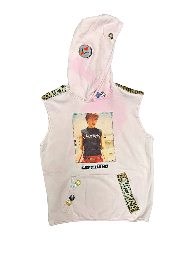 Leo daddy sleeveless hoodie