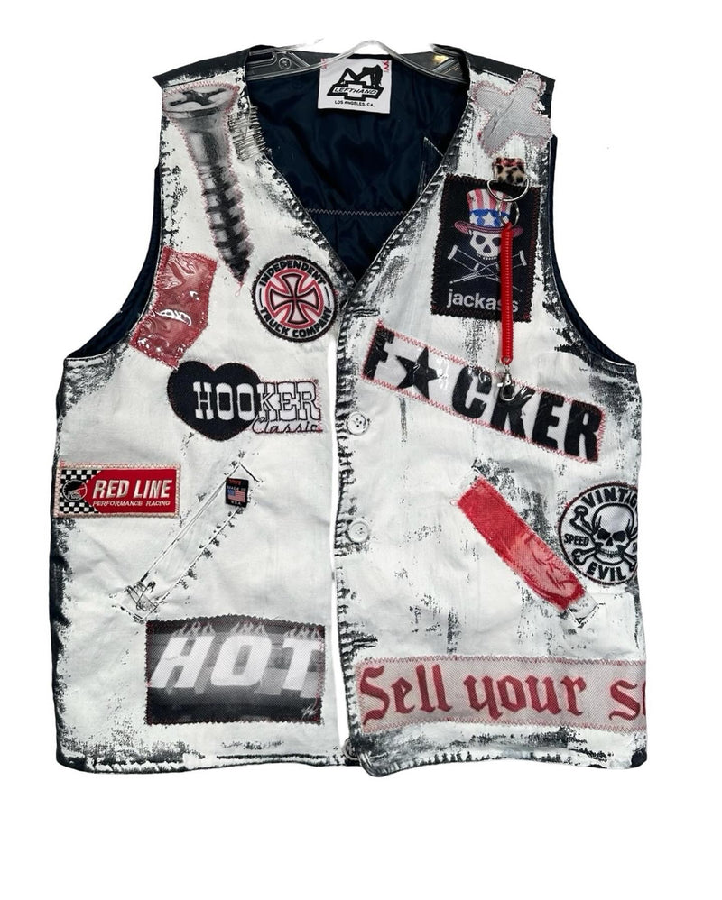 s3ll ur soul painted vest