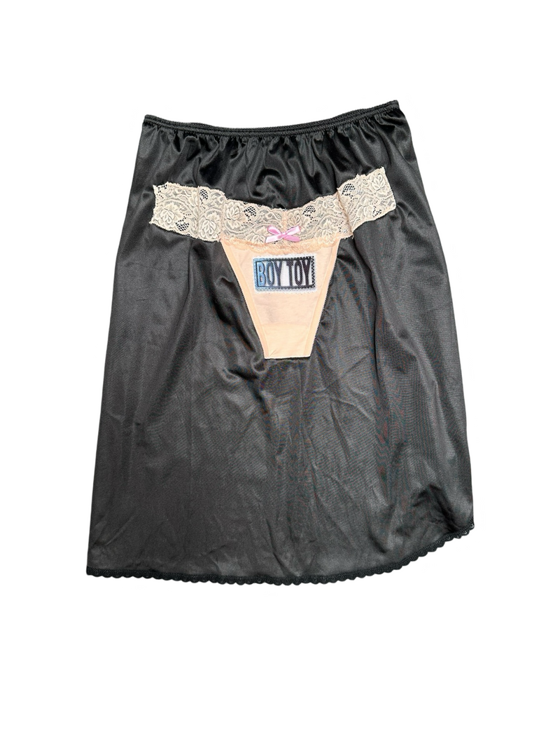 Boy toy slip skirt