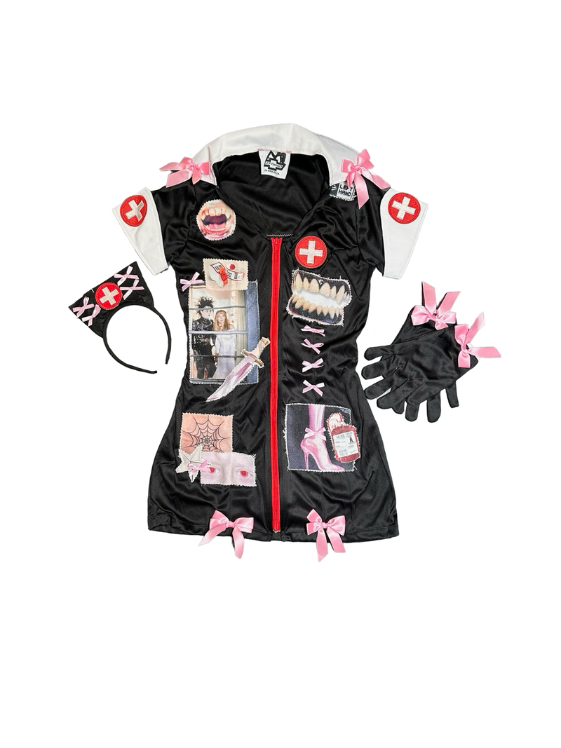 Dainty dark nurse set