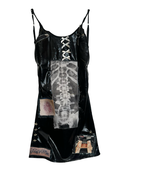 Backless skeleton dress