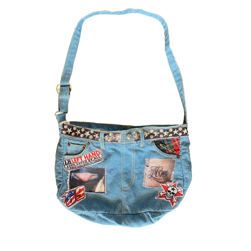 denim belt bag