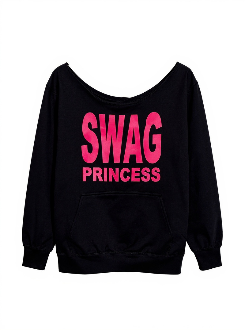 swag princess off the shoulder sweater