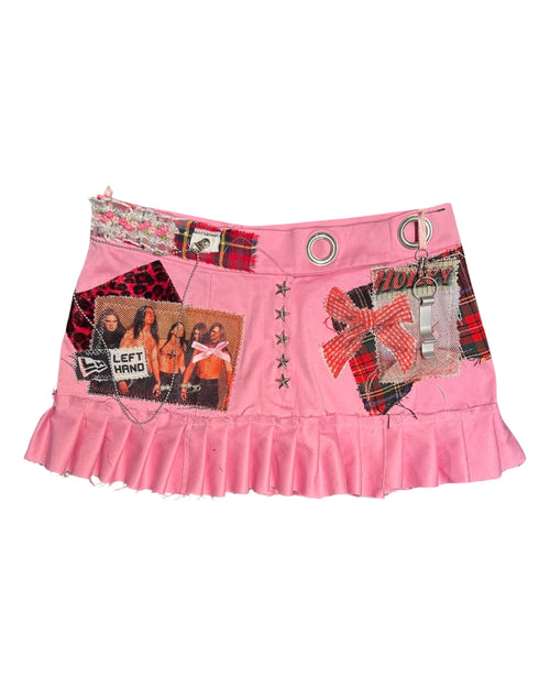 pink honey mini skirt