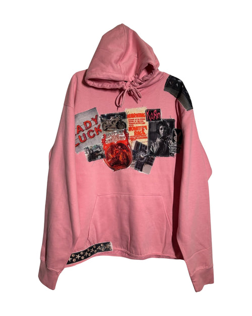 pink Lady Luck hoodie