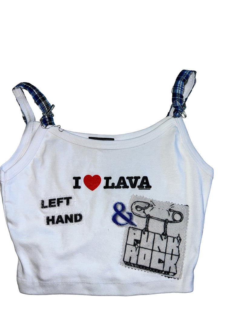 x lava punk rock tank