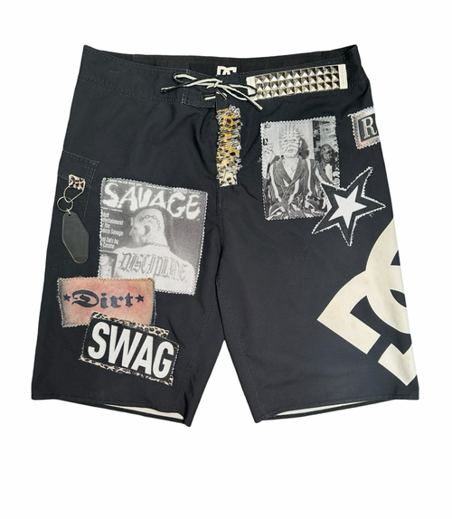 DC savage swag board shorts