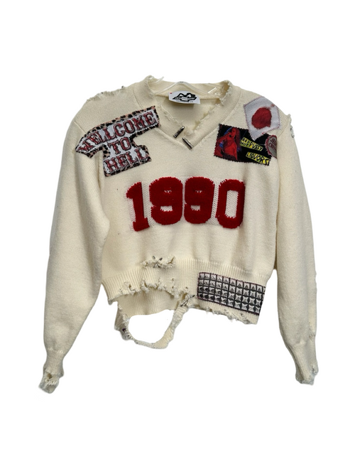 1990 cheer sweater