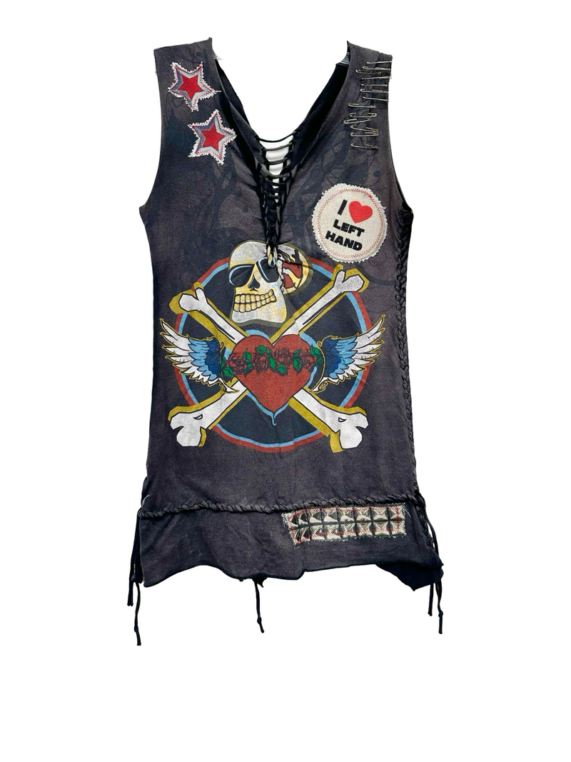 stars and skull mini dress