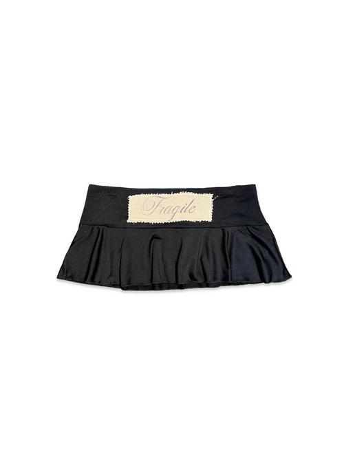 fragile mini skirt