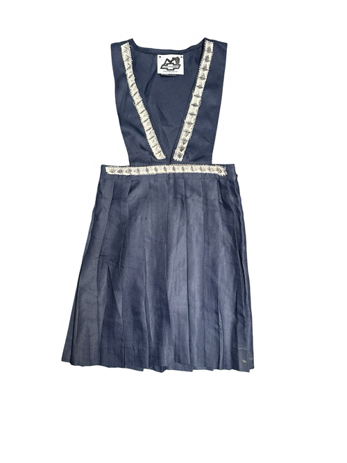 navy school girl suspender dress