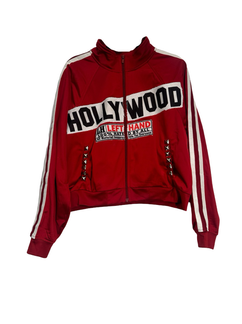 hollywood red track jacket