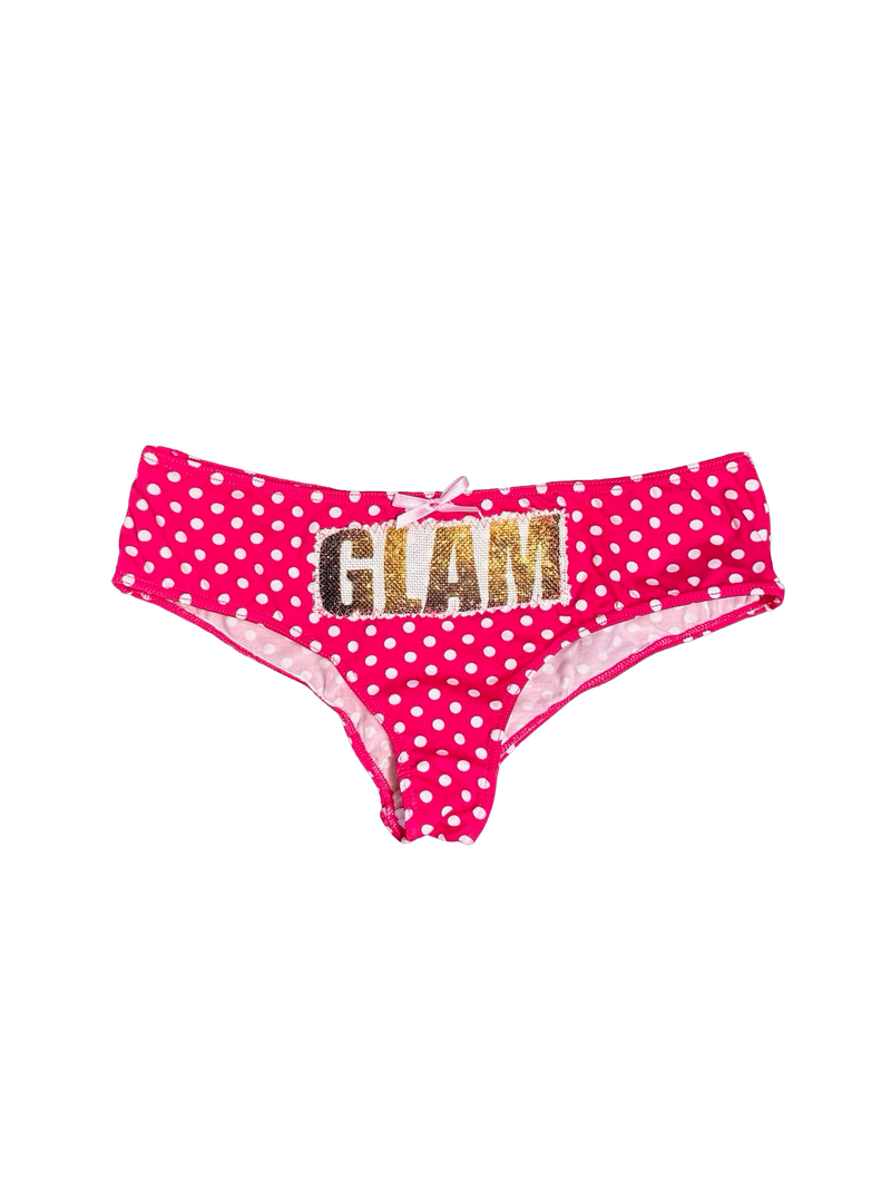 glam polkadot boyshorts