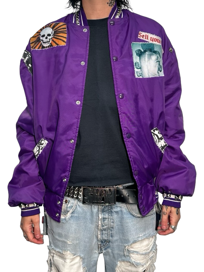 Purple track jacket