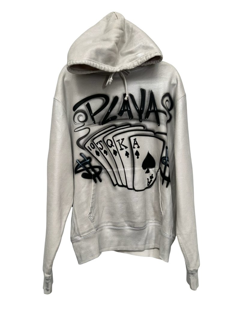 PLAYA SILver airbrush hoodie